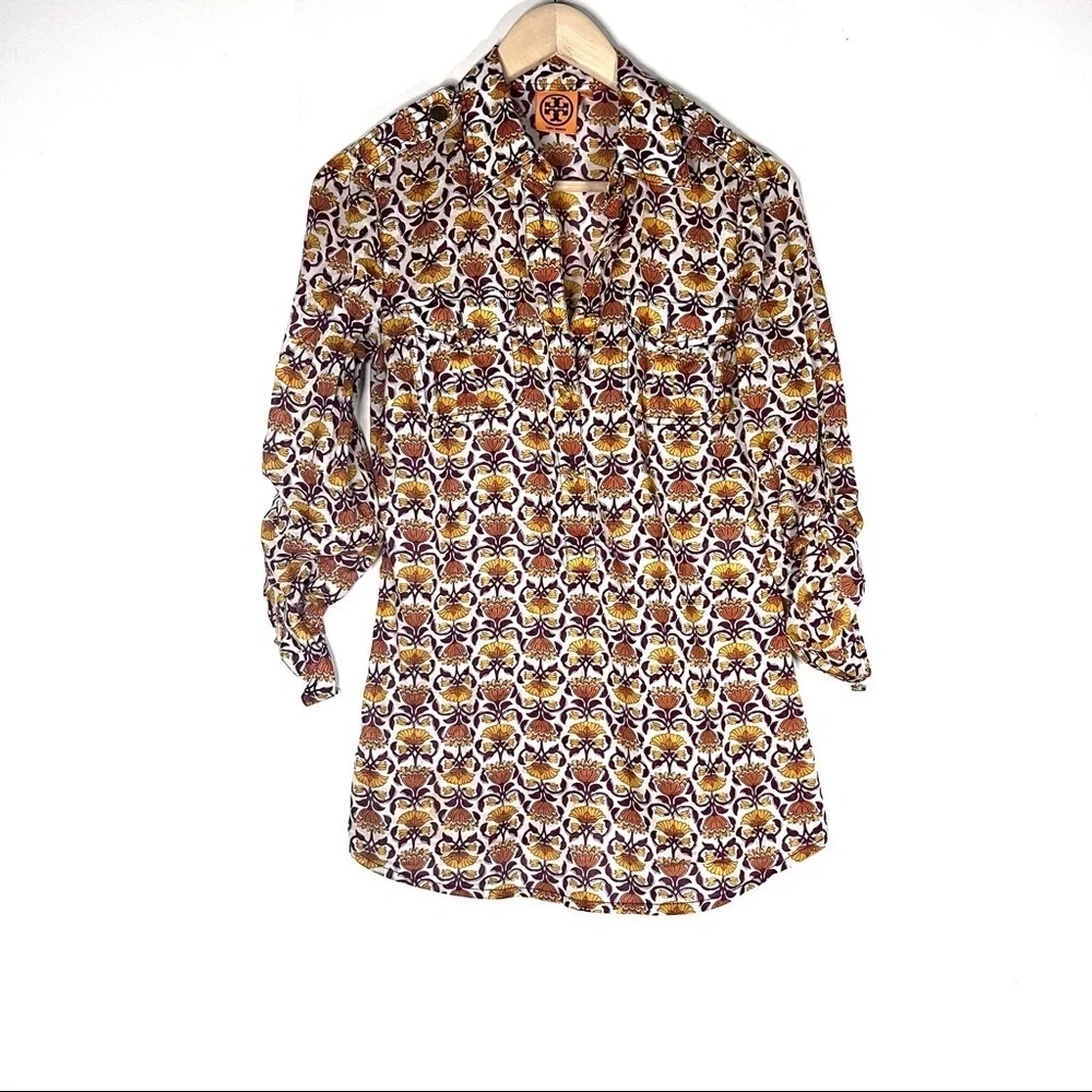 Tory Burch | Marigold Daniela Pattern Tunic Blouse top